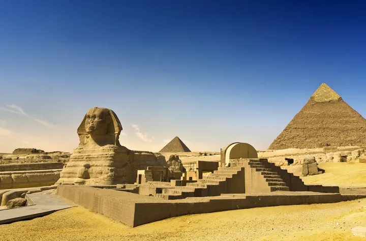 Sphinx and Pyramids